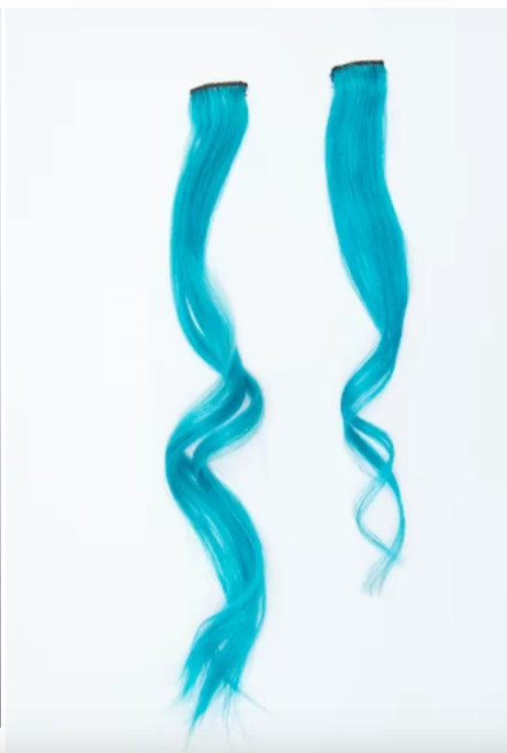UNICORN BLUE #STRANDOUT- COLOURED CLIP-IN HAIR| NISH HAIR