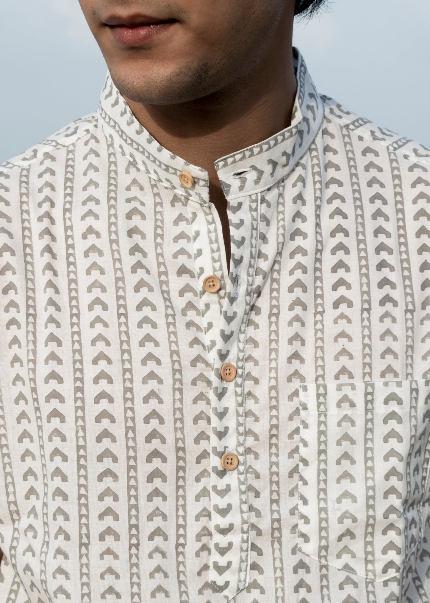 Rekhaganit Block print unisex shirt