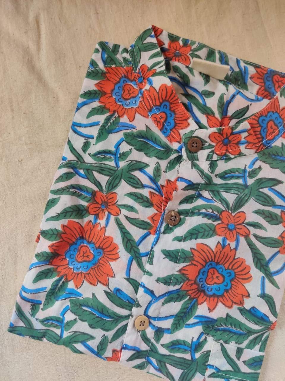 Barnija Block Print Unisex Shirt