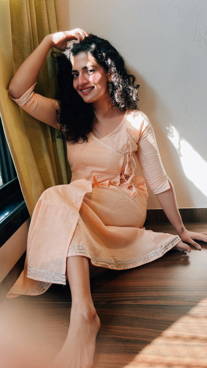 Pastel Cotton Handspun Angrakha