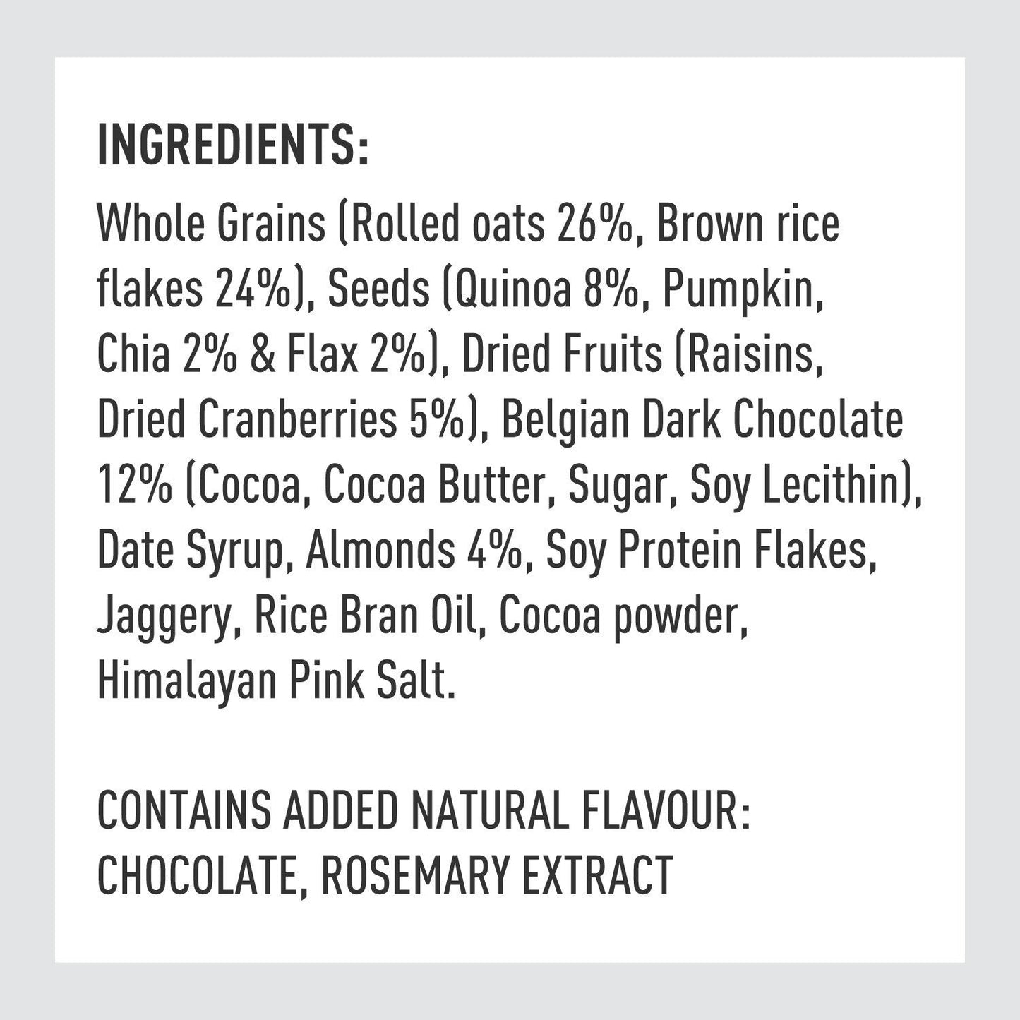 Dark Chocolate + Cranberries Wholegrain Muesli - 700g - 3 Packs