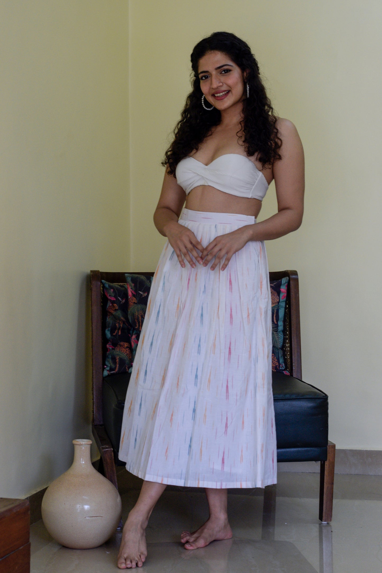 Aamras Ikat Slip Top