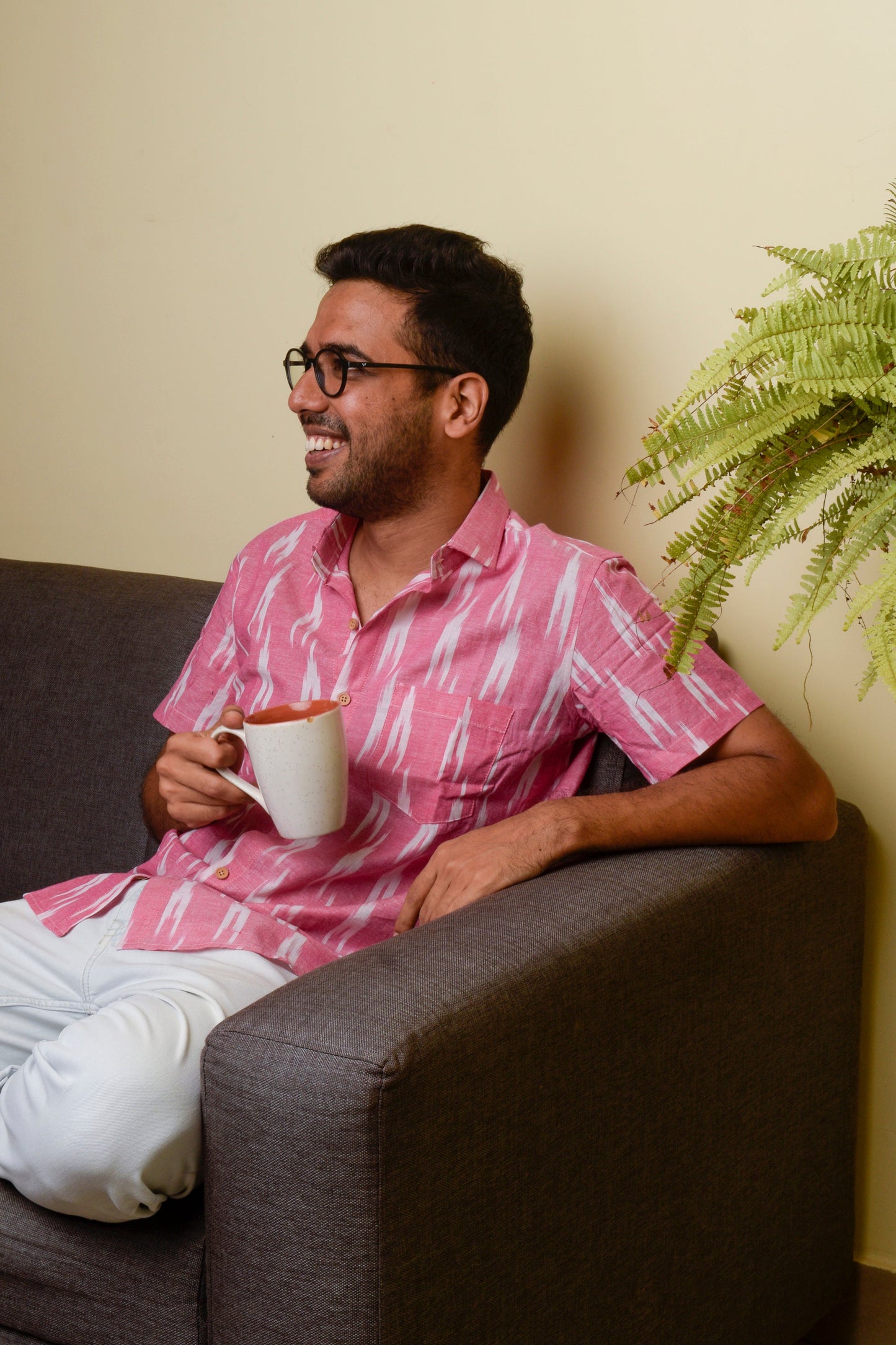 Boomer Ikat Unisex Shirt - half sleeves