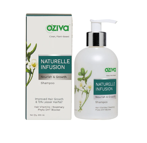 OZiva Naturelle Infusion Nourish & Growth Shampoo - 200 ml