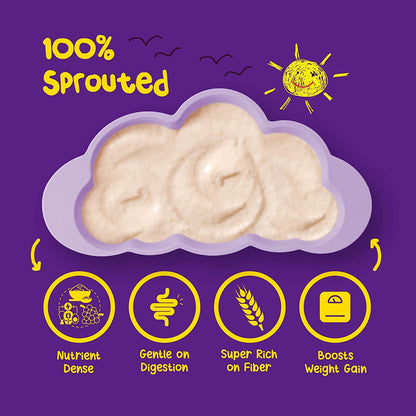 Yogabar Baby Cereal Mix | Oats, Cashew & Banana Porridge (200g)