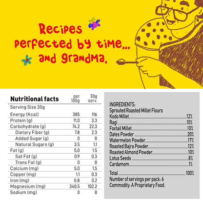 Yogabar Baby Cereal Mix | Delicious Dates Sathu Maavu (200g)