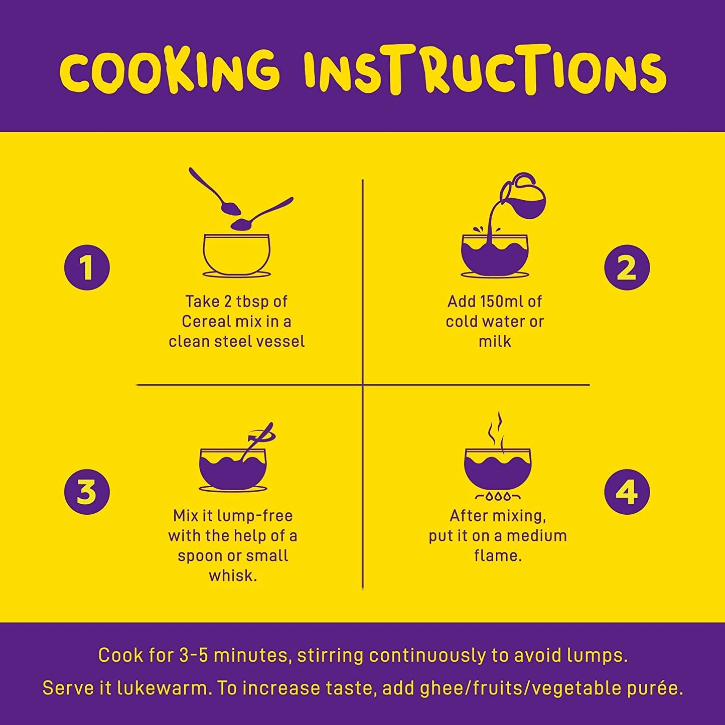 Yogabar Baby Cereal Mix | Oats, Cashew & Banana Porridge (200g)