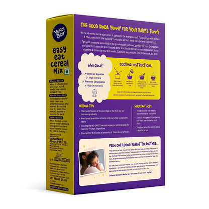Yogabar Baby Cereal Mix | Oats, Cashew & Banana Porridge (200g)