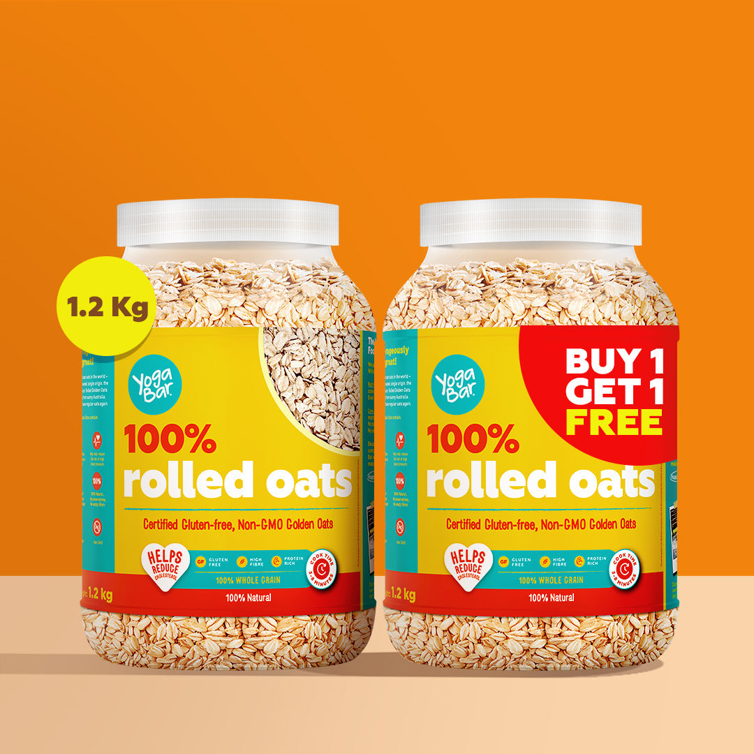 Buy 1 Get 1 100% Rolled Oats - 1.2kg X 2