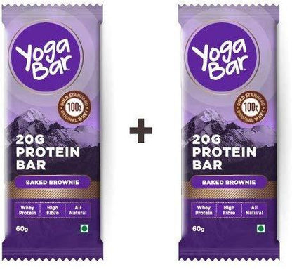 Yogabar Protein Bar, 120Grams - Pack Of 2