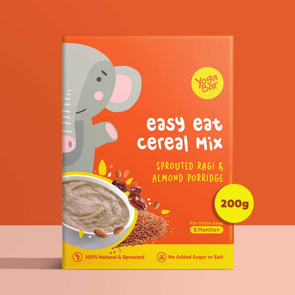 Yogabar Baby Cereal Mix | Sprouted Ragi Almond Porridge - (200g)