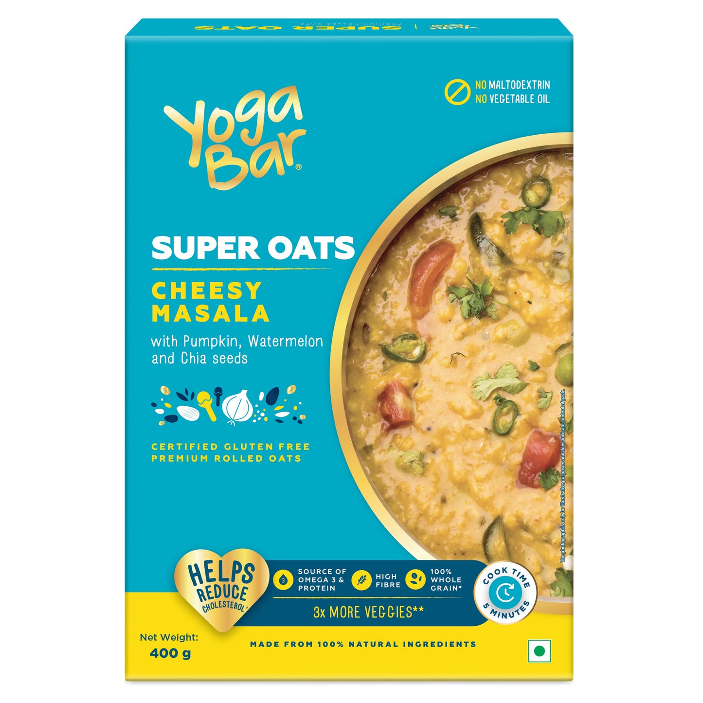 Cheesy Masala Oats