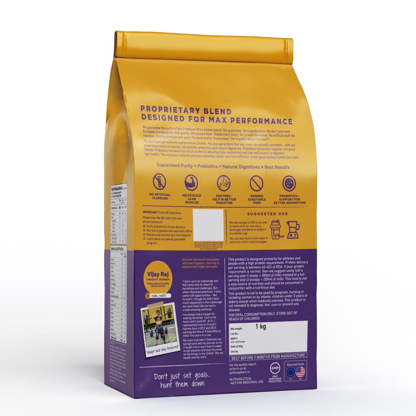 Probiotic - Powered Whey Protein Blend - 1Kg