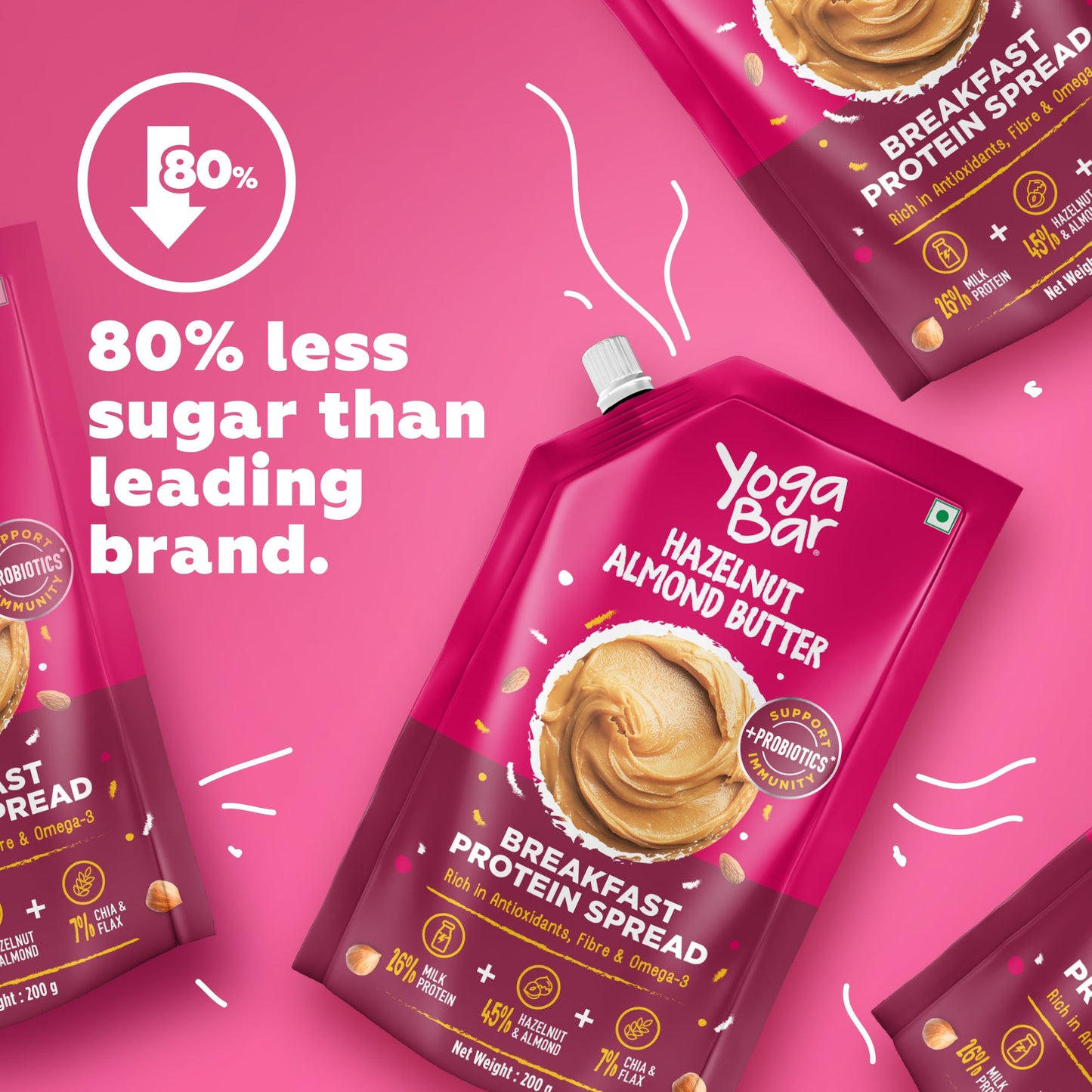 Hazelnut Almond Protein Spread