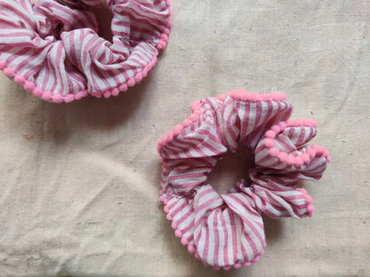 Upcycled Lace scrunchies