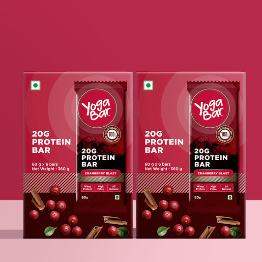 Cranberries Blast Protein Bars - 2 Boxes