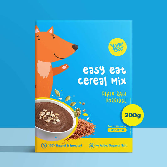 Yogabar Baby Cereal Mix | Organic Sprouted Ragi Porridge - (200g)