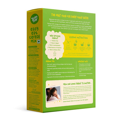 Yogabar Baby Cereal Mix | Millets, Cashew and Apple Porridge - (200gm)