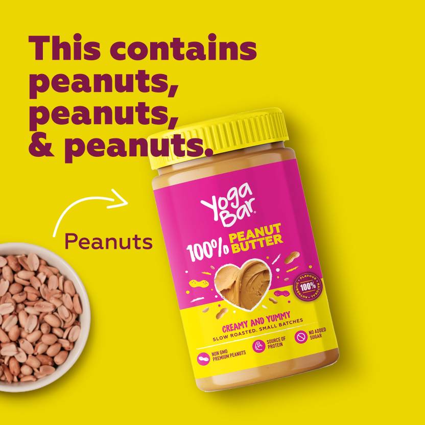 Combo of 100% Peanut Butter & Dark Chocolate Peanut Butter, 2X400g