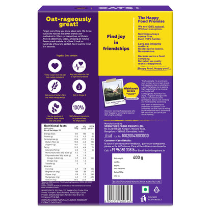 Fruit & Nuts Muesli, 700g + Dark Chocolate Oats, 400g + Dark Chocolate Crunchy Peanut Butter, 400g