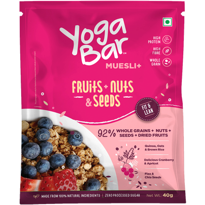 Fruits, Nuts + Seeds Wholegrain Muesli - Pack of 10 Pouch