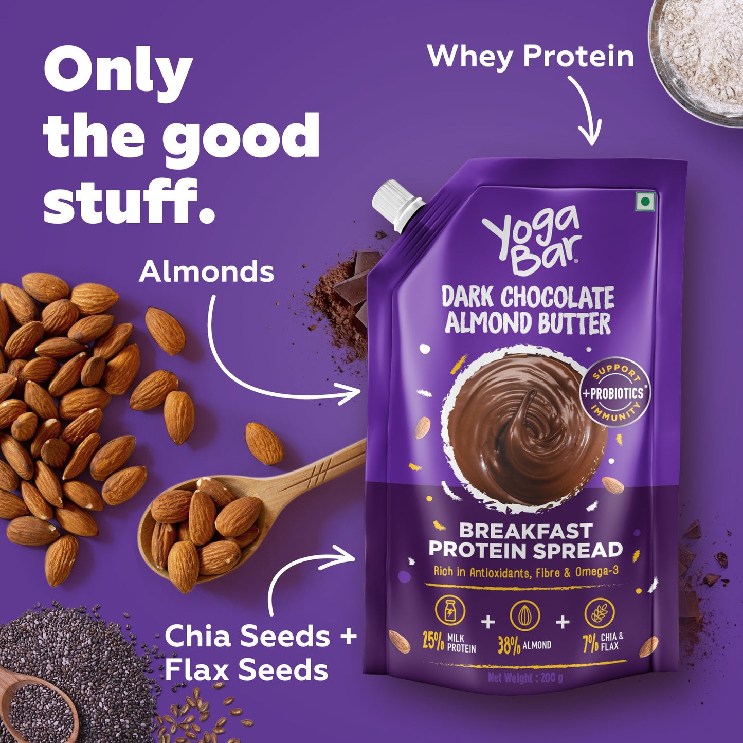 Dark Chocolate Almond Protein Spread