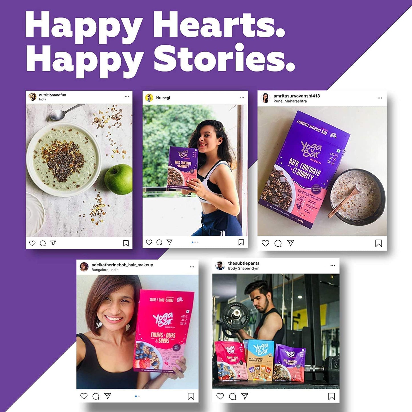 Dark Chocolate + Cranberries Wholegrain Muesli - 700g - Demo