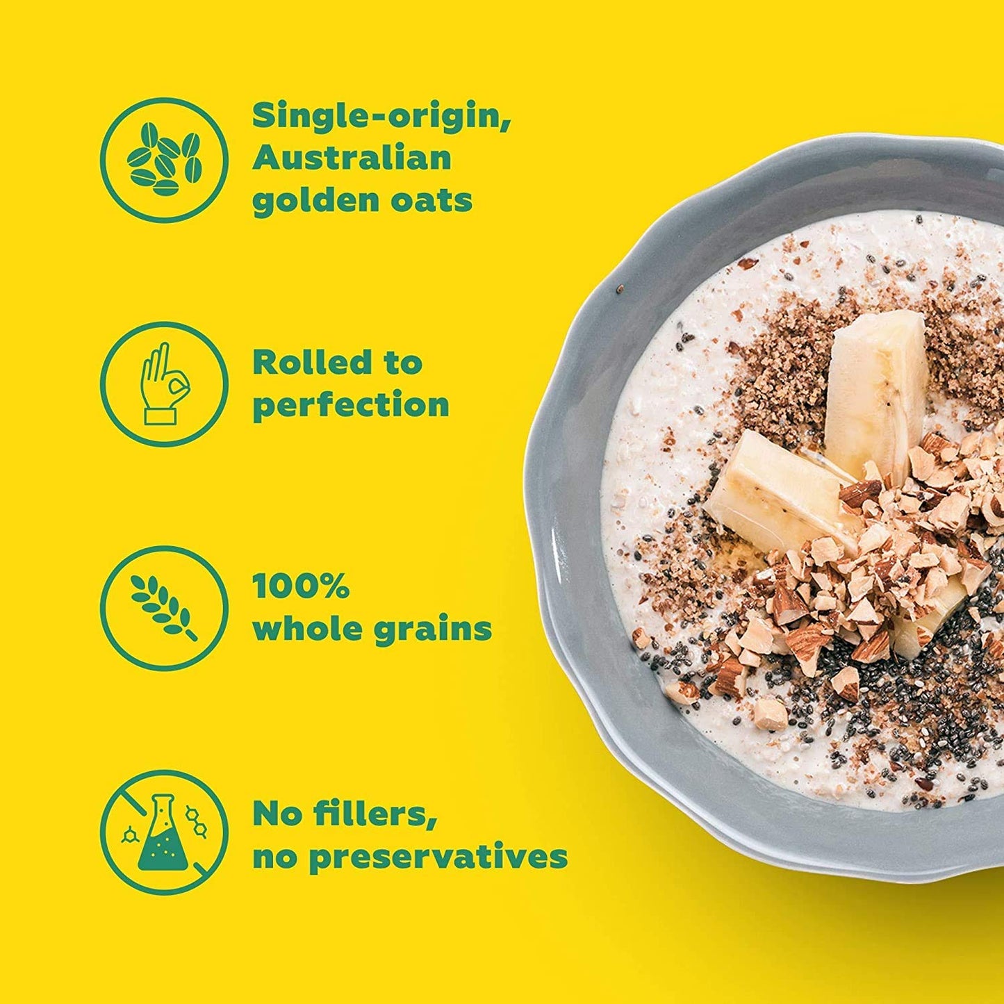 Combo of - 100% Rolled Oats & Veggie Masala Oats