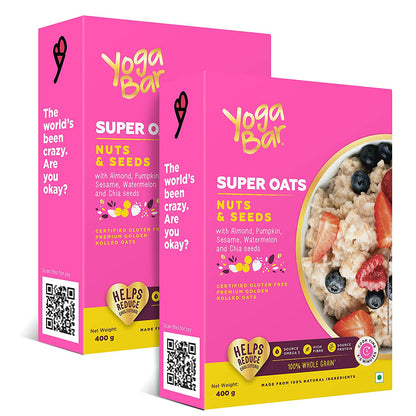 Combo of 2 - Nuts & Seeds Oats 400G X 2