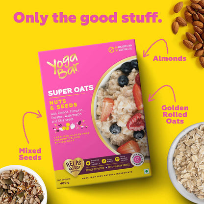 Combo of 2 - Nuts & Seeds Oats 400G X 2