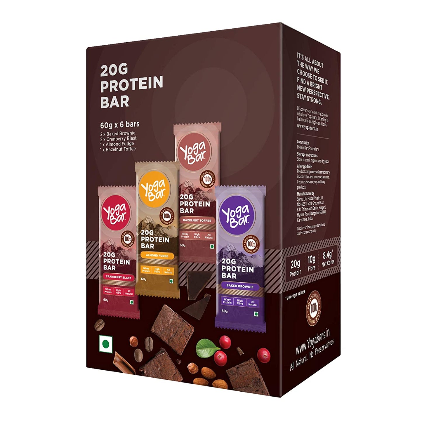 Combo of 100% Peanut Butter - 400g + Assorted Protein Bar
