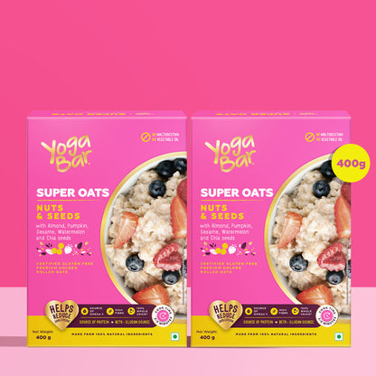 Combo of 2 - Nuts & Seeds Oats 400G X 2