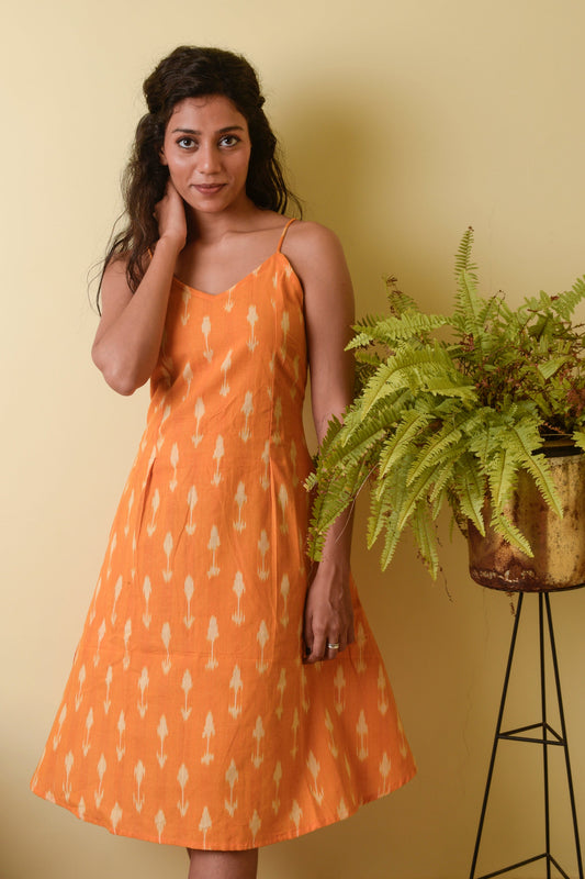 Naarangi Ikat Slip Dress
