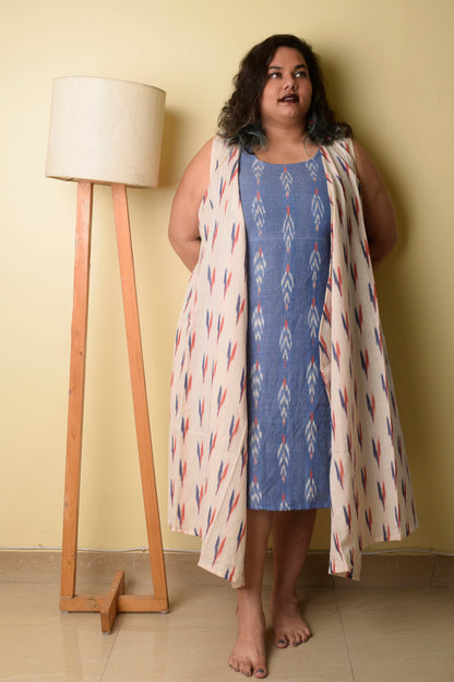 Nabha Ikat Dress and Leher Jacket