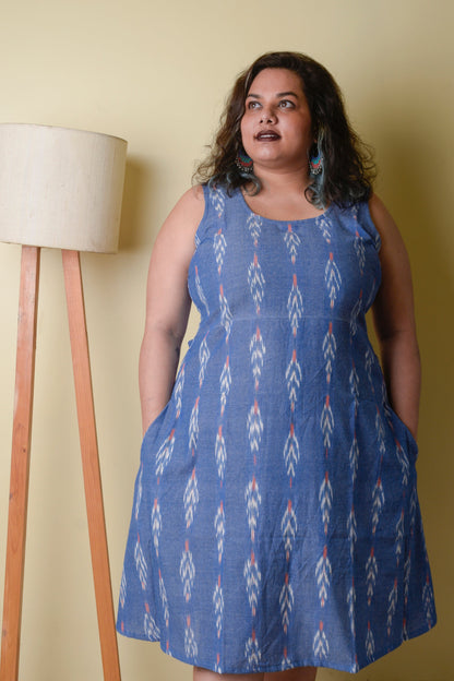 Nabha Ikat Dress and Leher Jacket