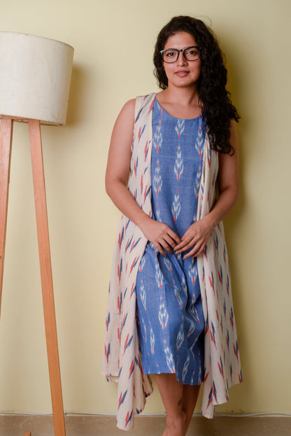 Nabha Ikat Dress and Leher Jacket