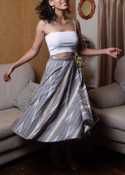Barkha Ikat wrap Skirt