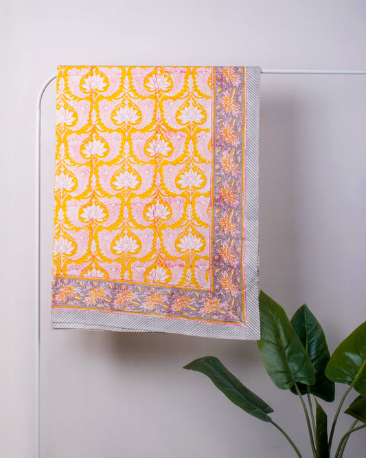 Kamal Block Print Bedsheet