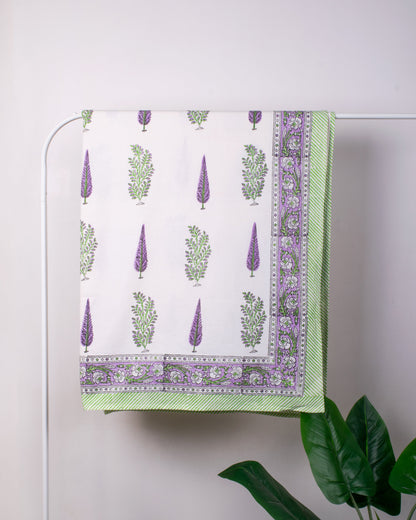 Phool Patti Block Print Bedsheet