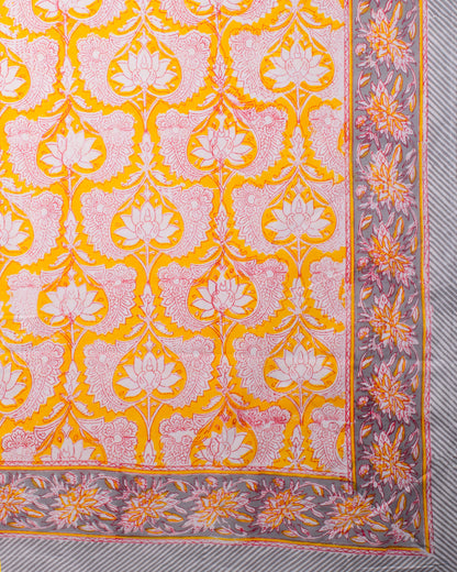 Kamal Block Print Bedsheet