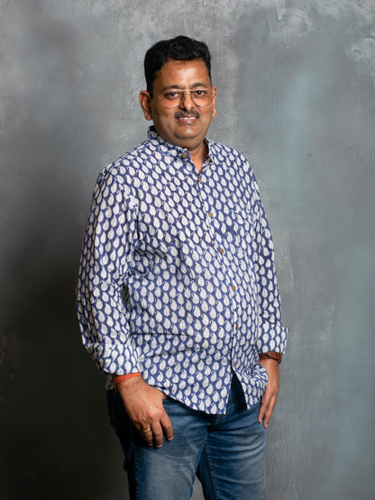 Santri Block Print Unisex Shirt