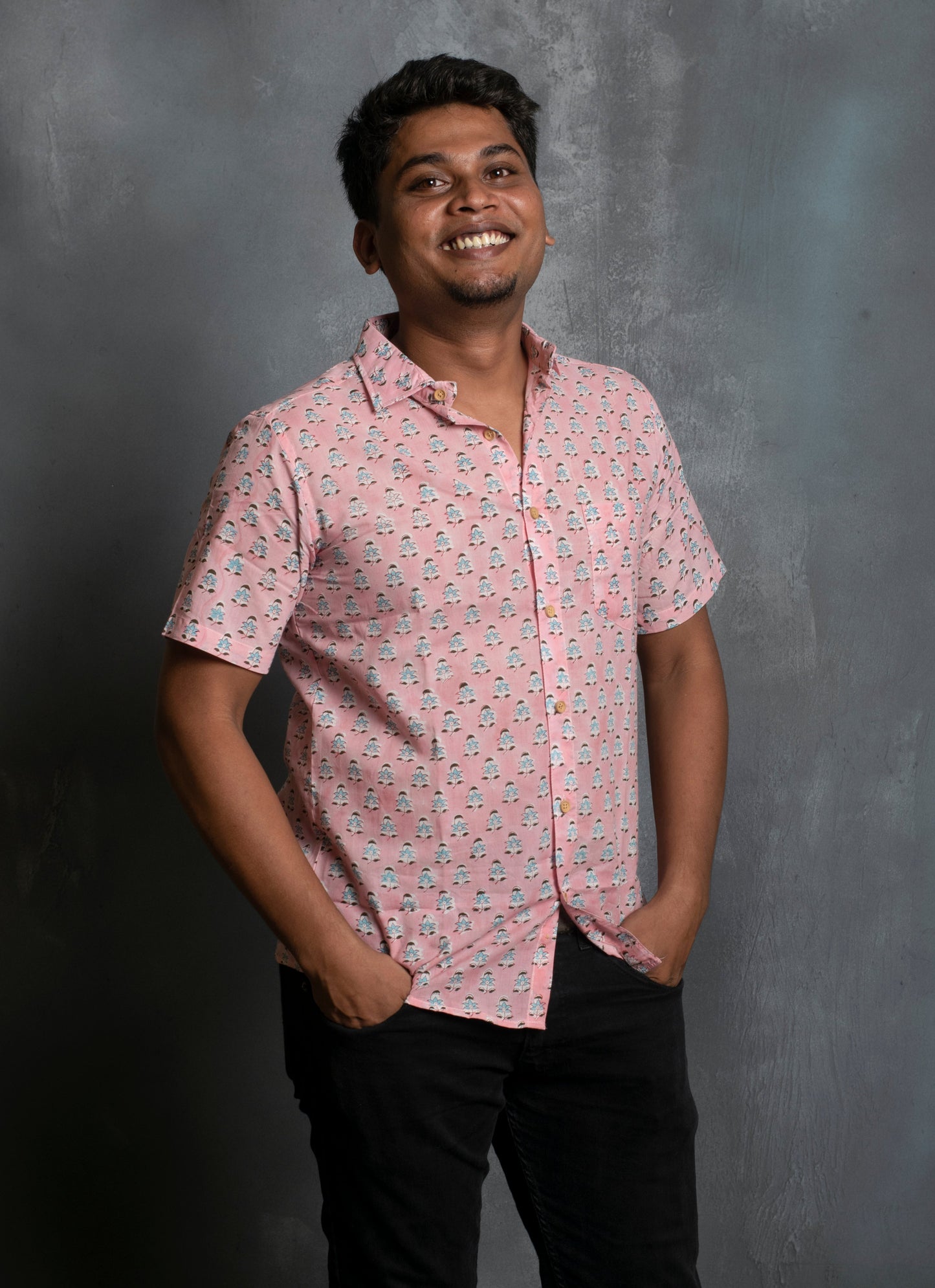 Johdra Block Print Unisex Shirt