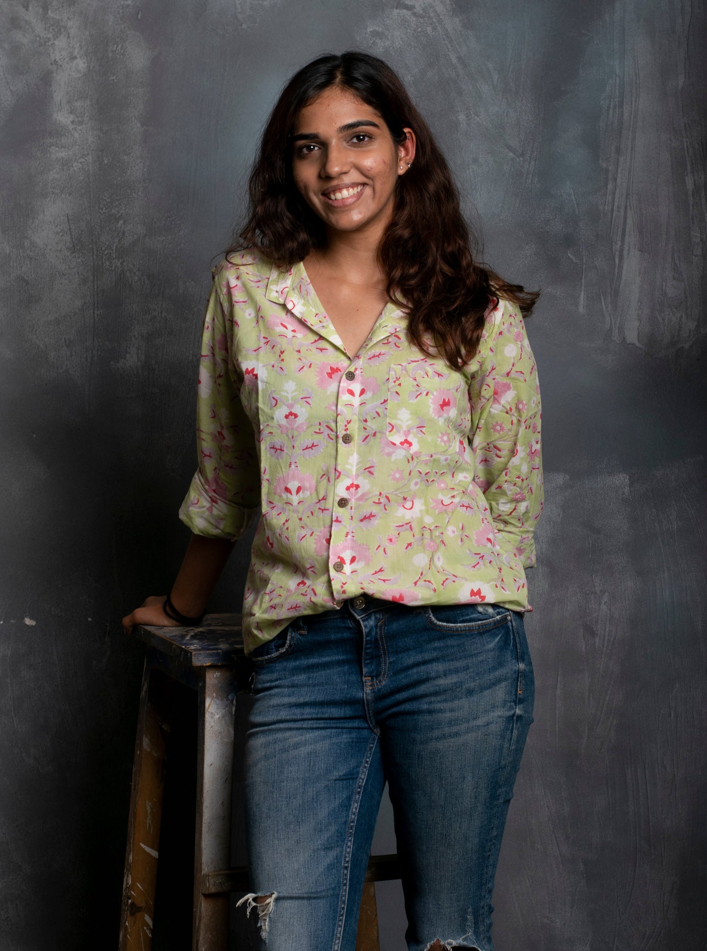 Anjrush Block Print Unisex Shirt