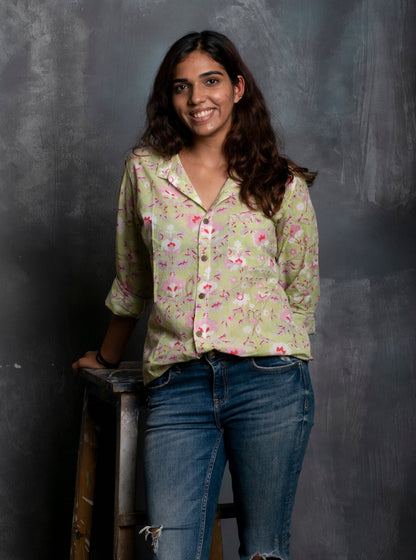 Anjrush Block Print Unisex Shirt