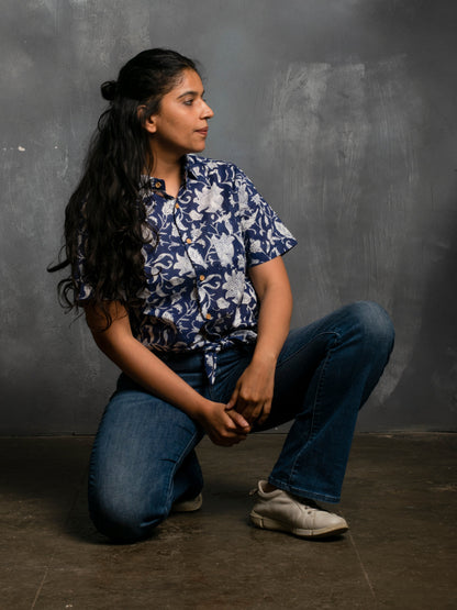 Ashra Block Print Unisex Shirt