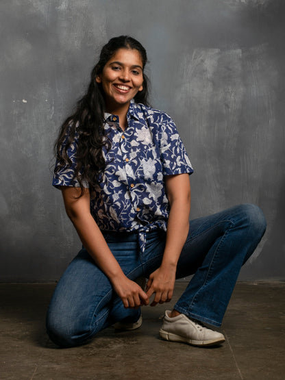 Ashra Block Print Unisex Shirt