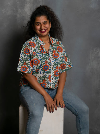 Barnija Block Print Unisex Shirt