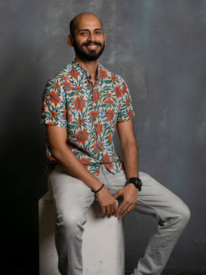 Barnija Block Print Unisex Shirt