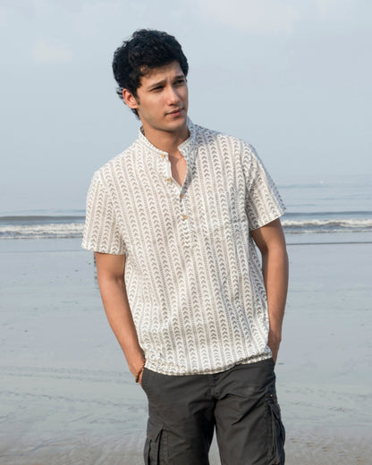 Rekhaganit Block print unisex shirt