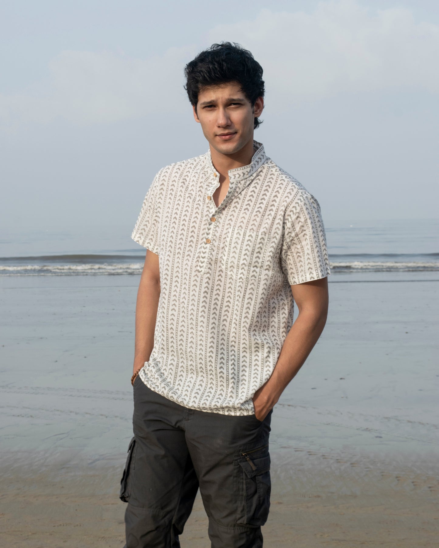 Rekhaganit Block print unisex shirt